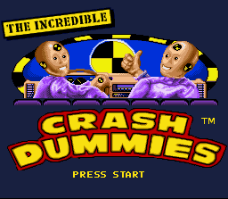 Incredible Crash Dummies screenshot 2 for Super Nintendo
